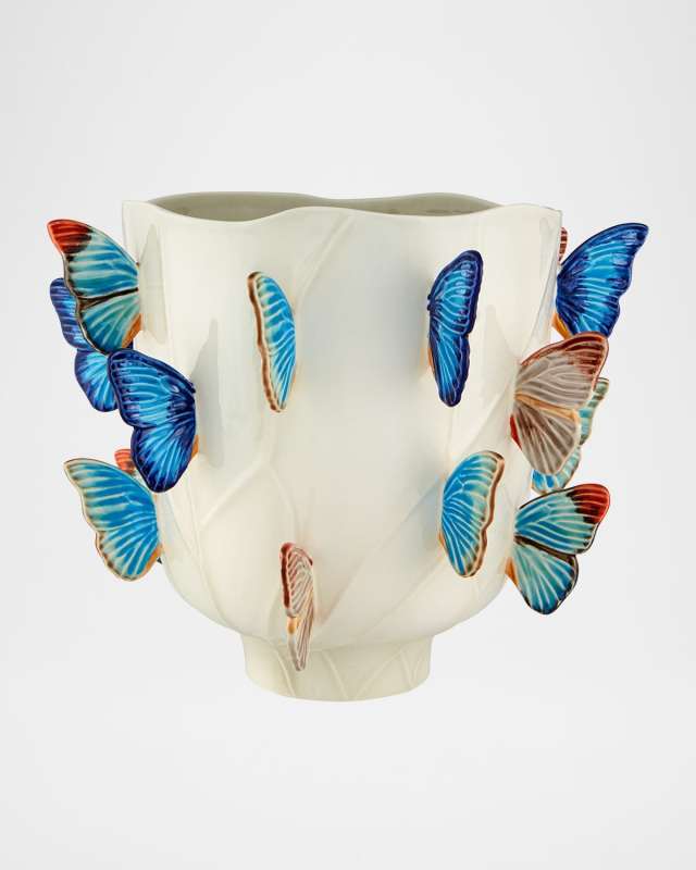 Cloudy Butterflies XL Vase by Claudia Schiffer